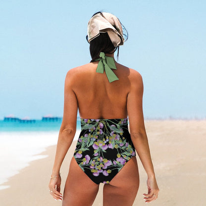 Casual Printed One Piece Swimsuit And Cover Up 2306102630