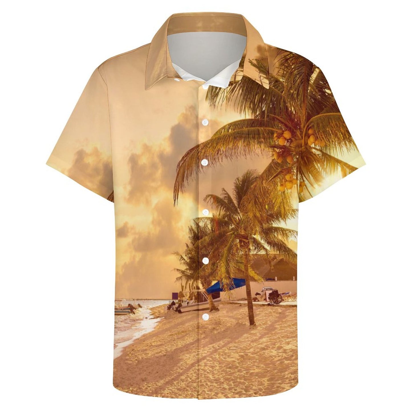 Men's Hawaiian Casual Short Sleeve Shirt 2306105392