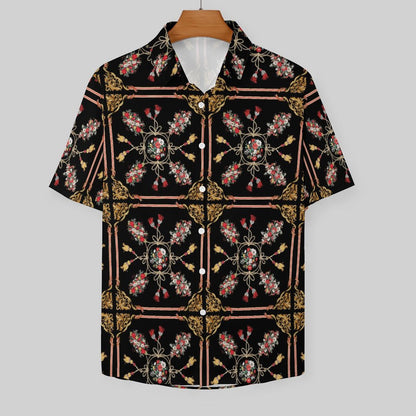 Men's Fashion Casual Printed Short Sleeve Shirts 2306100017