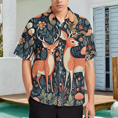 Men's Fashion Casual Printed Short Sleeve Shirts 2305106990