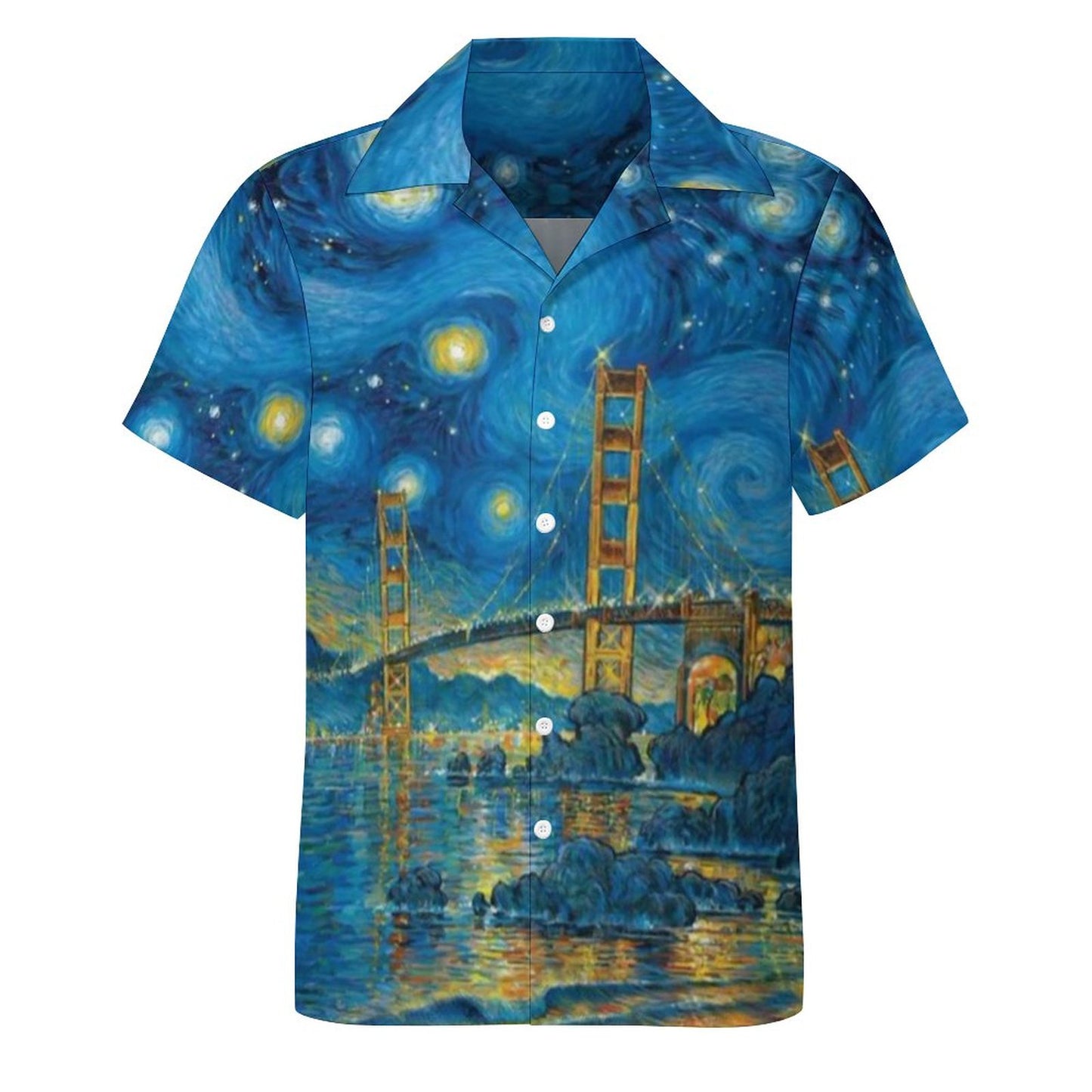 Men's Hawaiian Print Casual Shirt 2304105717