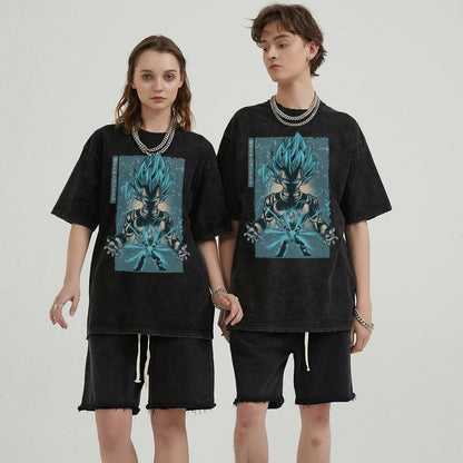 Unisex Vintage Solid Wash T-Shirts 2305102964