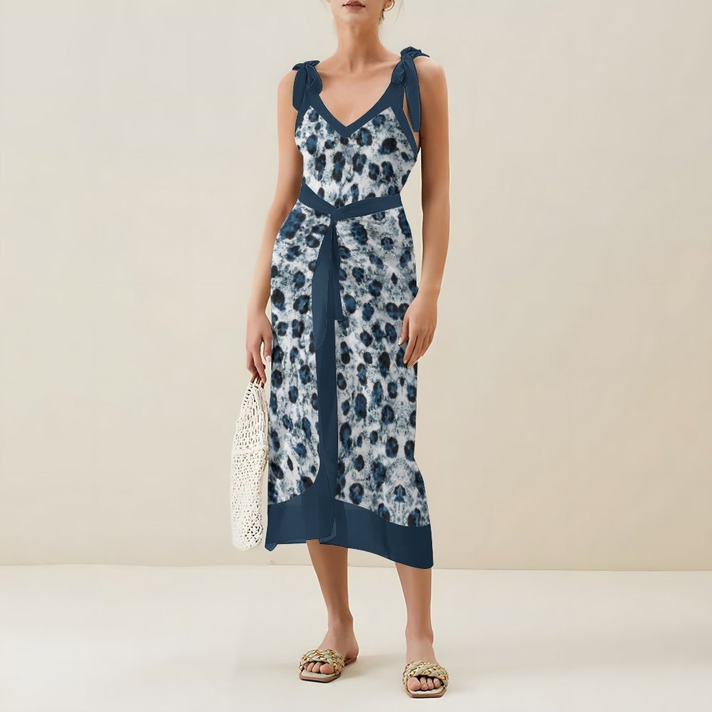 Casual Printed One-Piece Swimsuit And Cover Up 2305102605