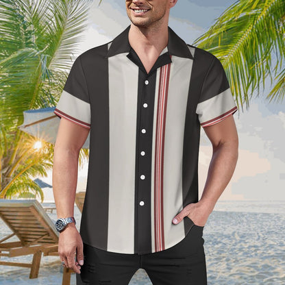 Men's Hawaiian Print Casual Shirt 2304107495