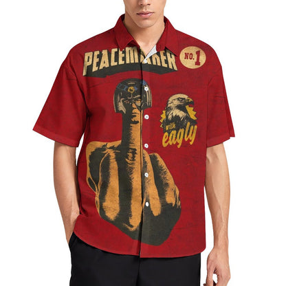 Men's Fashion Casual Printed Short Sleeve Shirts 2306104385
