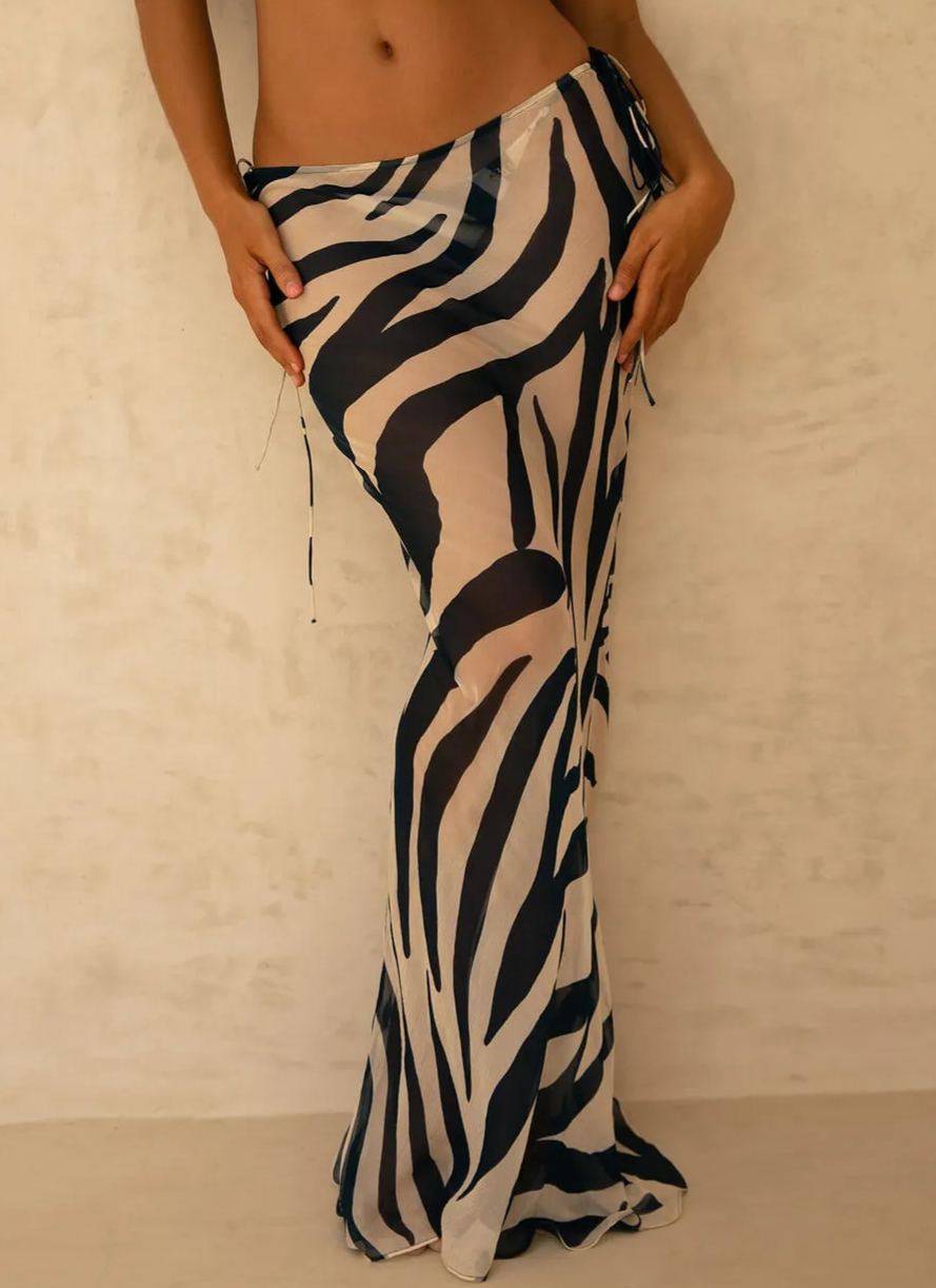 Zebra-print Sexy Bikini Set